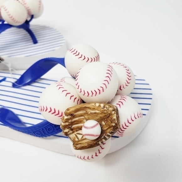 BUBBLEFLOP Baseball flip flop sandal NWT - Picture 3 of 7